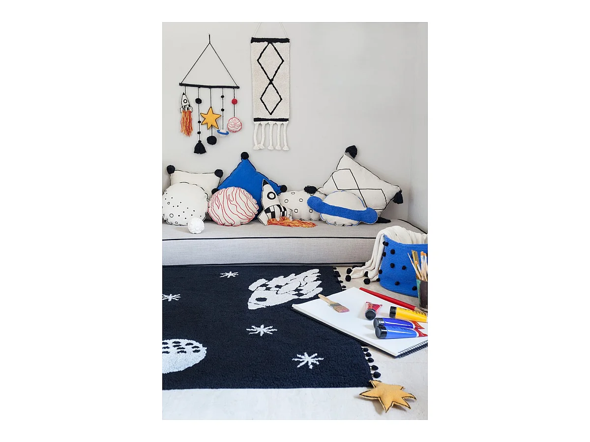 Dywan dziecięcy UNIVERSE 140x200 czarny