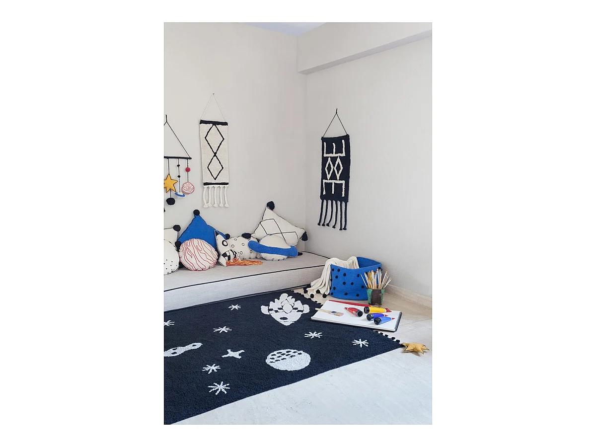 Dywan dziecięcy UNIVERSE 140x200 czarny