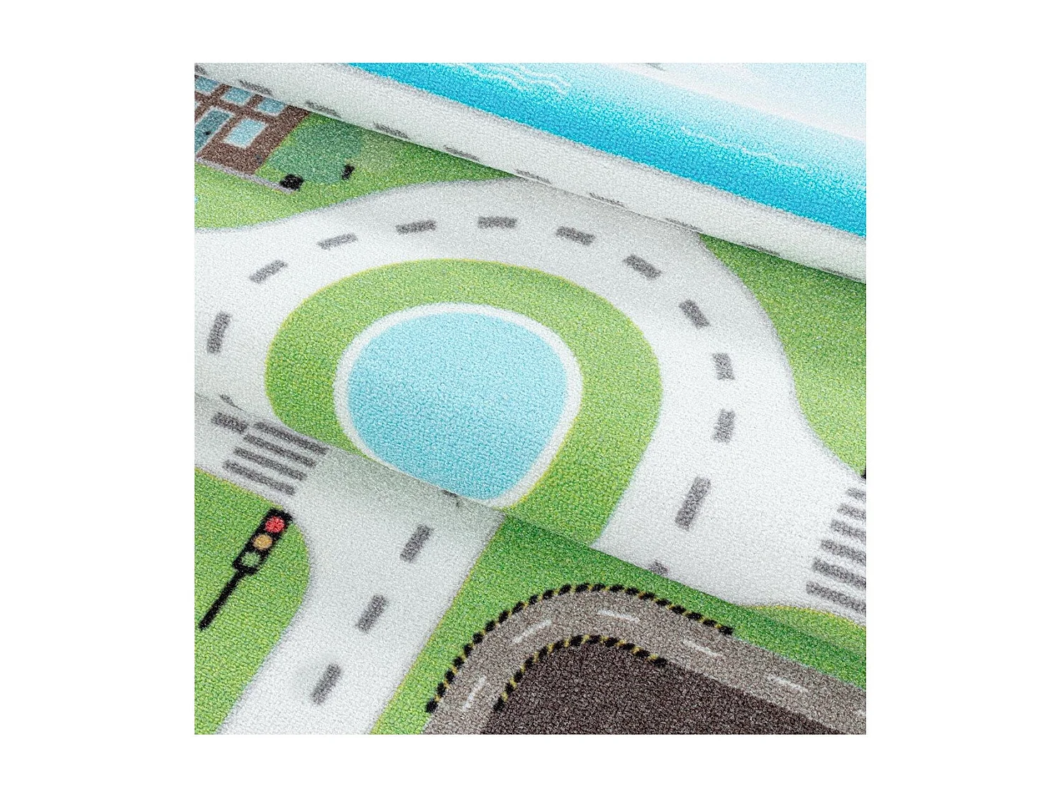 Tapis chambre bébé et enfant Road Rectangulaire Enfant Mécanique Antidérapant