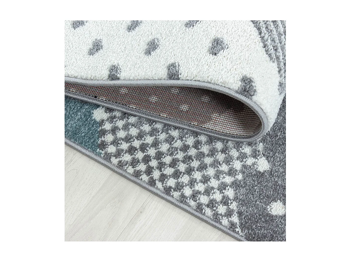 Tapis pour chambre d'enfant rectangle Cloud Rectangulaire Enfant Mécanique