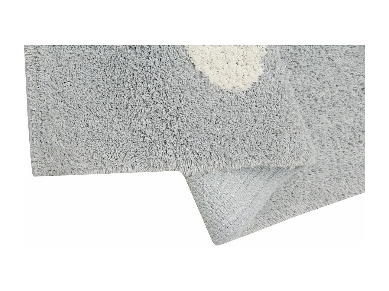 Tapis lavable en machine pour enfant Clouds Lorena Canals Rectangulaire Enfant Fait main T