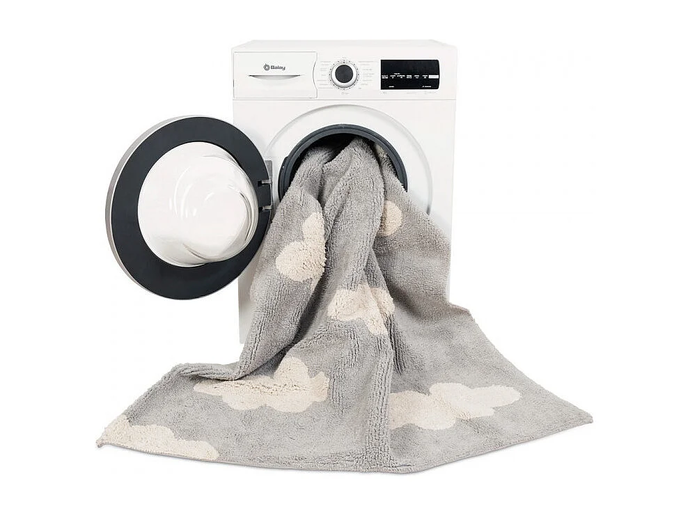 Tapis lavable en machine pour enfant Clouds Lorena Canals Rectangulaire Enfant Fait main T