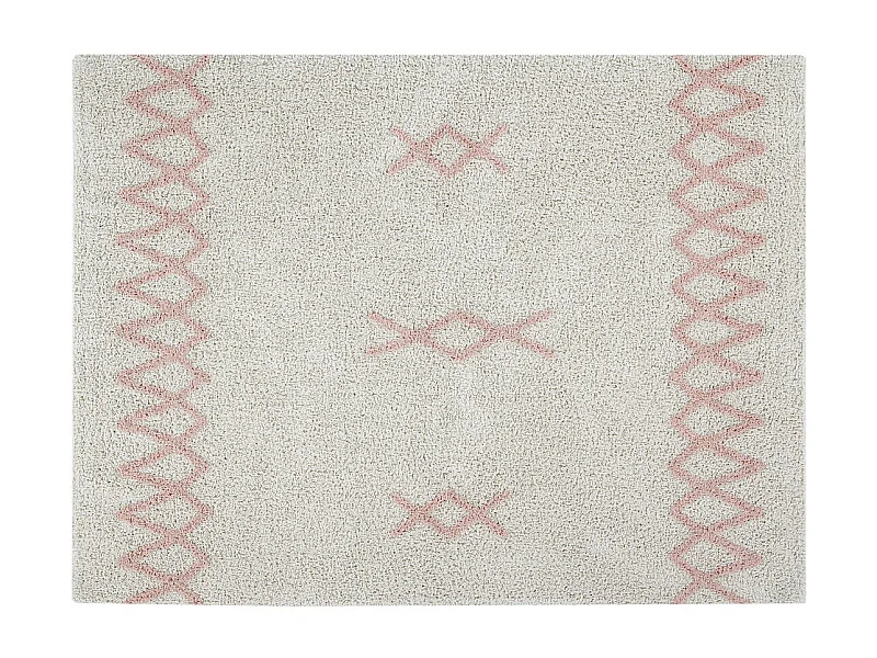 Tapis berbère en coton ethnique lavable en machine Atlas Lorena Canals Rectangulaire Enfan