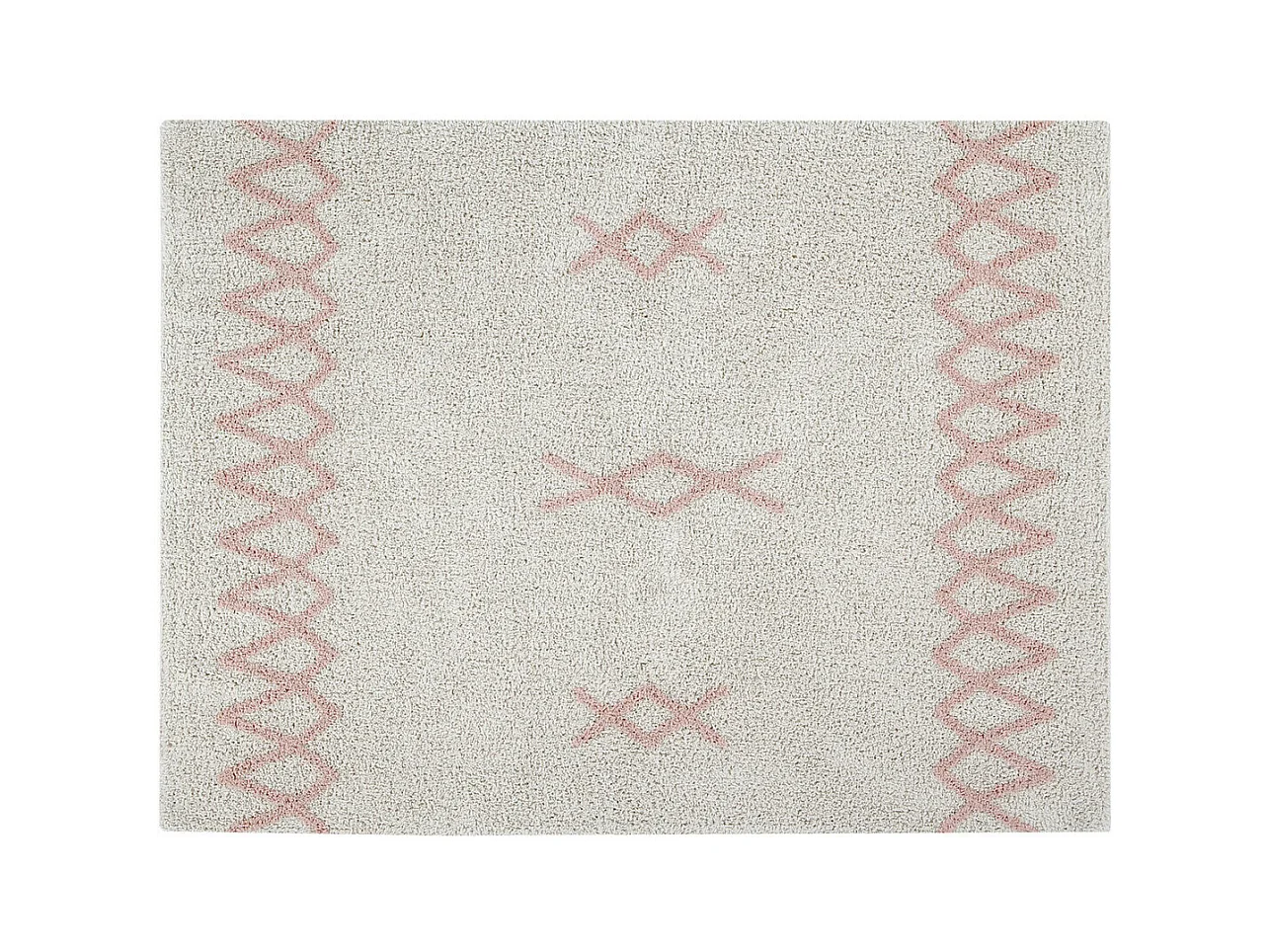 Tapis berbère en coton ethnique lavable en machine Atlas Lorena Canals Rectangulaire Enfan