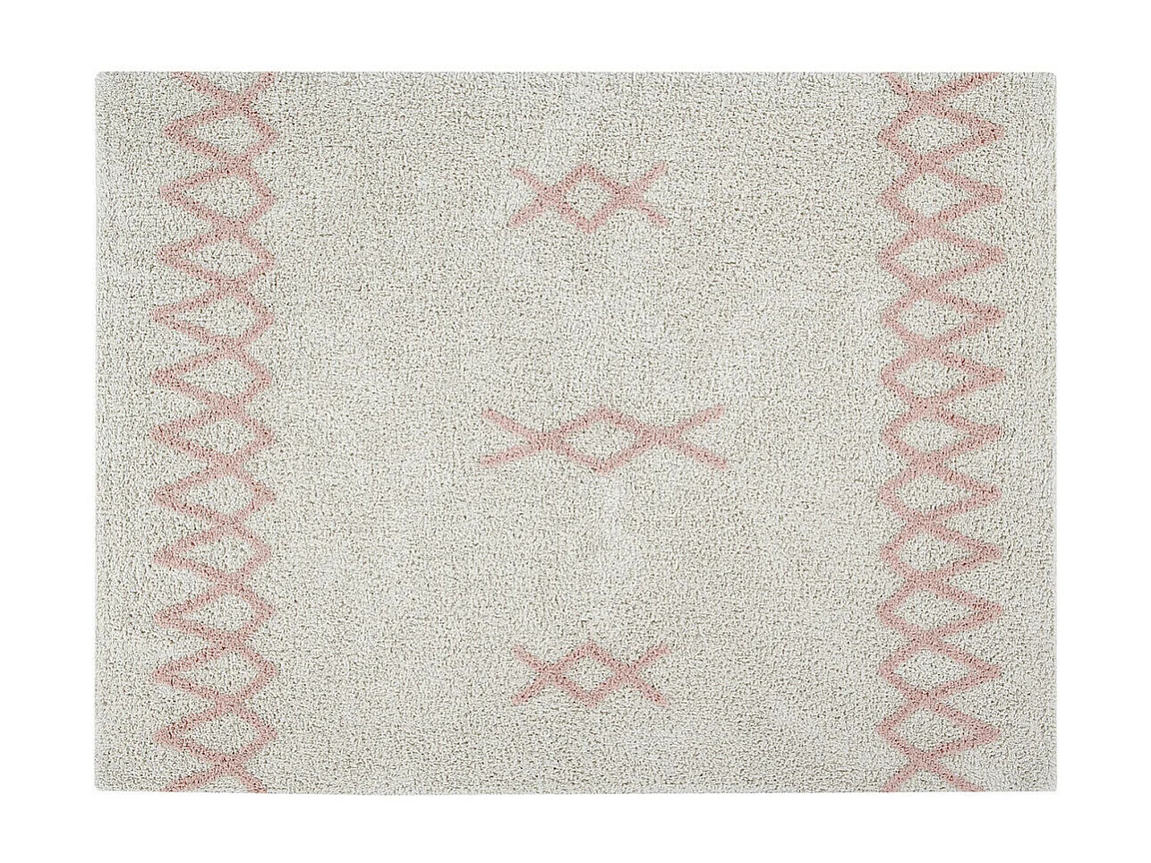 Tapis berbère en coton ethnique lavable en machine Atlas Lorena Canals Rectangulaire Enfan