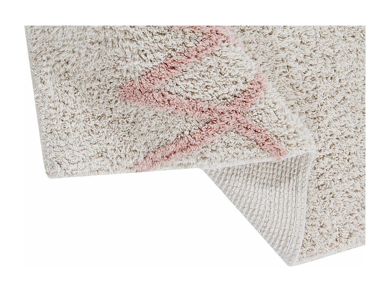 Tapis berbère en coton ethnique lavable en machine Atlas Lorena Canals Rectangulaire Enfan