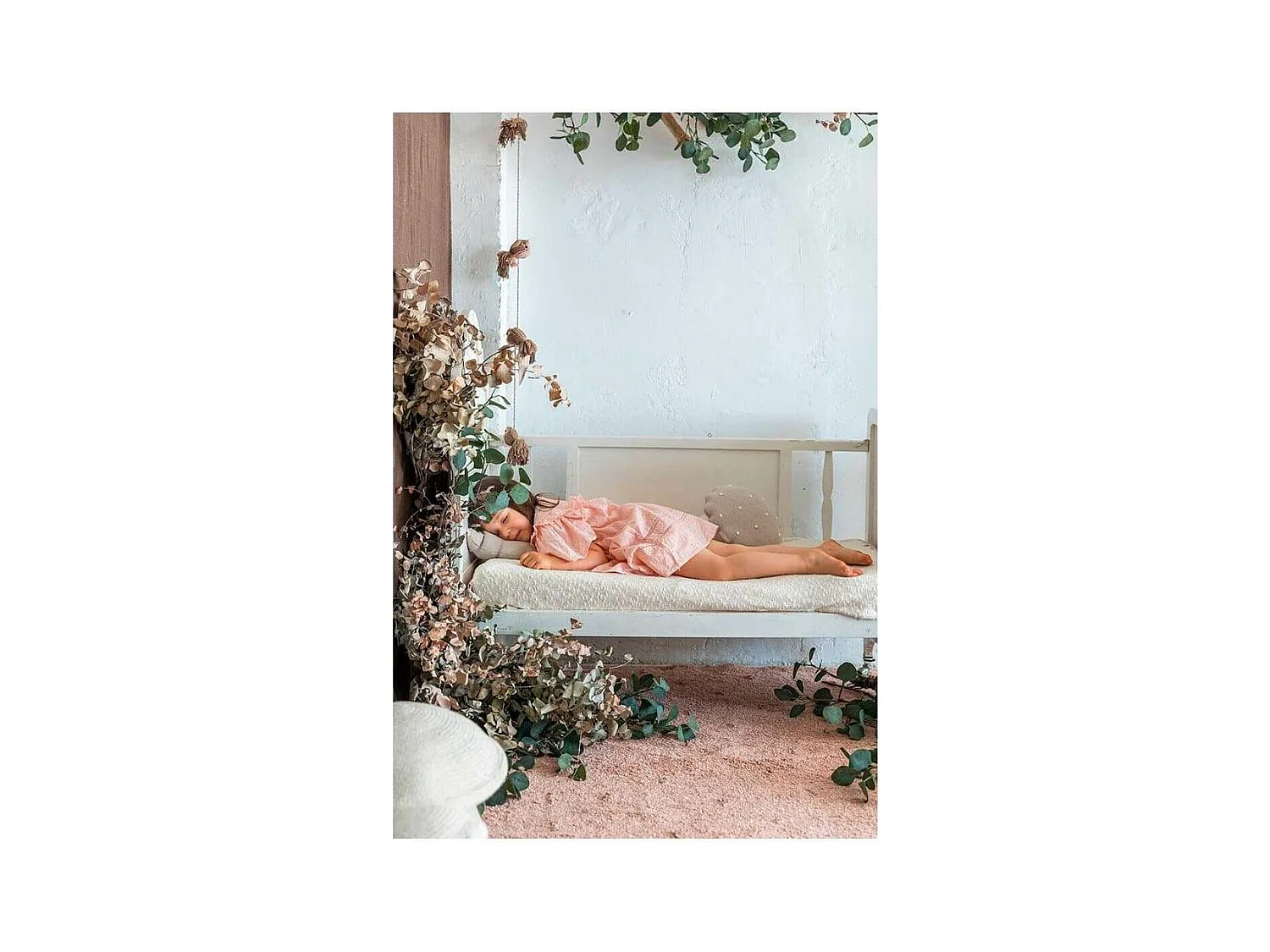 Tapis enfant en coton lavable en machine Woods Symphony Rectangulaire Enfant Fait main Tap