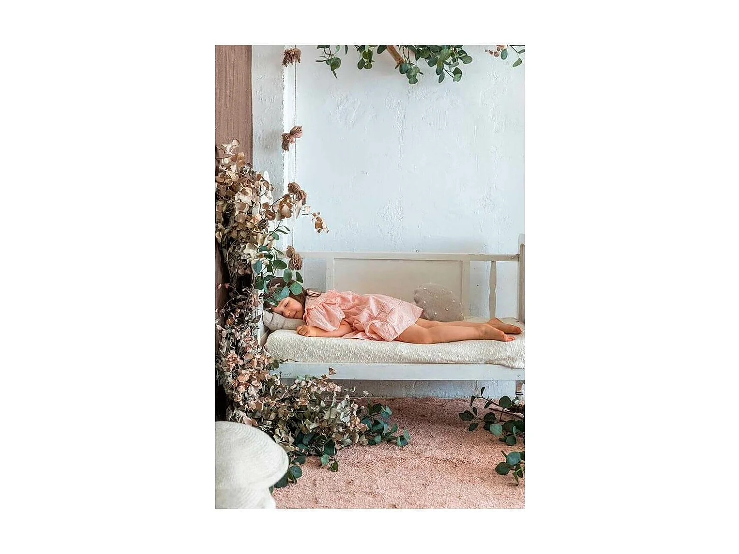 Tapis enfant en coton lavable en machine Woods Symphony Rectangulaire Enfant Fait main Tap