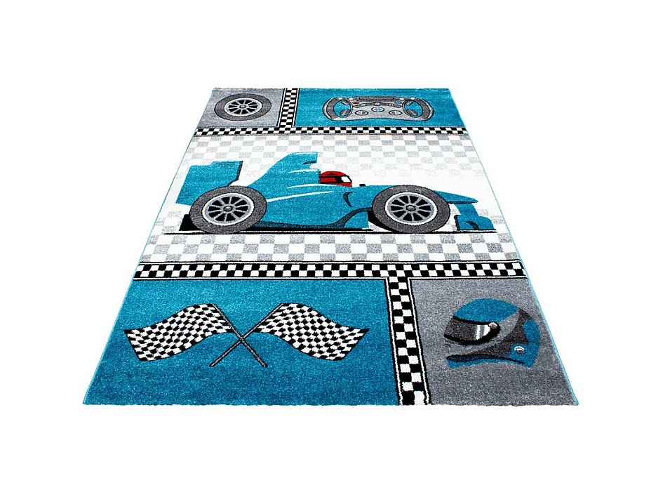 Tapis pour garçon en polypropylène Korting Rectangulaire Enfant Mécanique