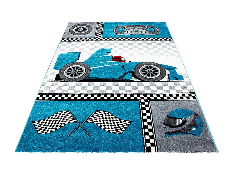 Tapis pour garçon en polypropylène Korting Rectangulaire Enfant Mécanique