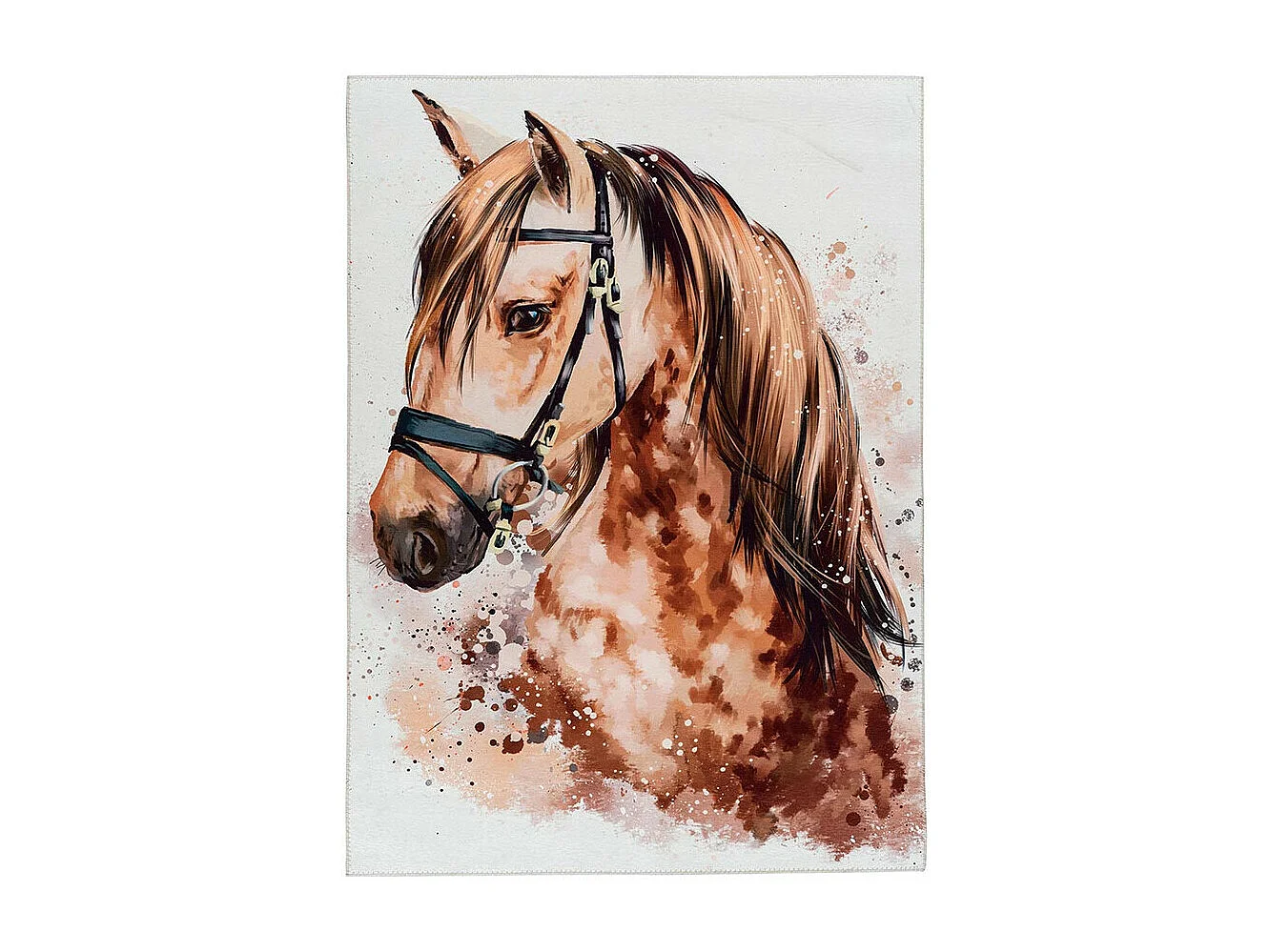 Tapis multicolore pour chambre de fille Bulle Rectangulaire Enfant Mécanique Tapis plat