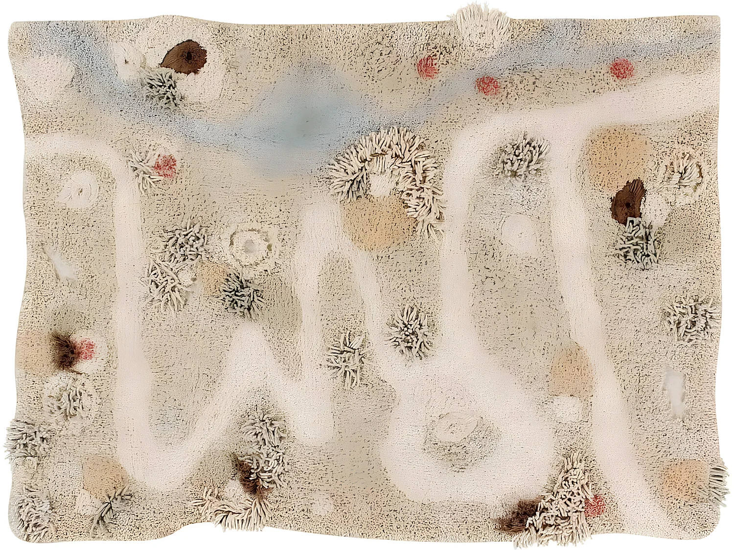 Tapis de jeu en coton lavable en machine enfant Path Of Nature Rectangulaire Enfant Fait m