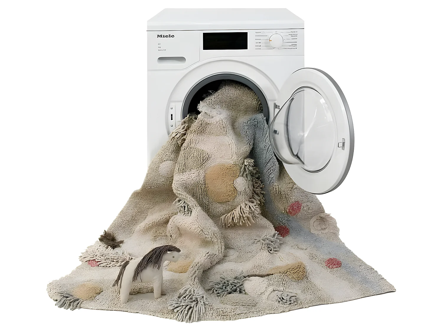 Alfombra de algodón para jugar 120 x 160 cm