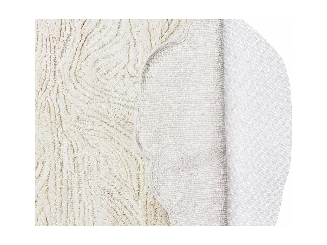 Tapis enfant en laine Pink Nose Sheep Rectangulaire Enfant Fait main Recommandé pour les e