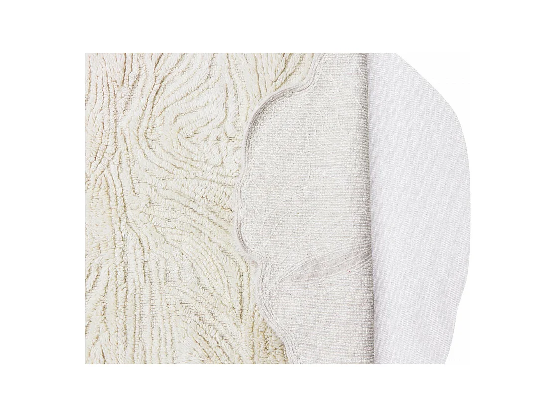 Tapis enfant en laine Pink Nose Sheep Rectangulaire Enfant Fait main Recommandé pour les e