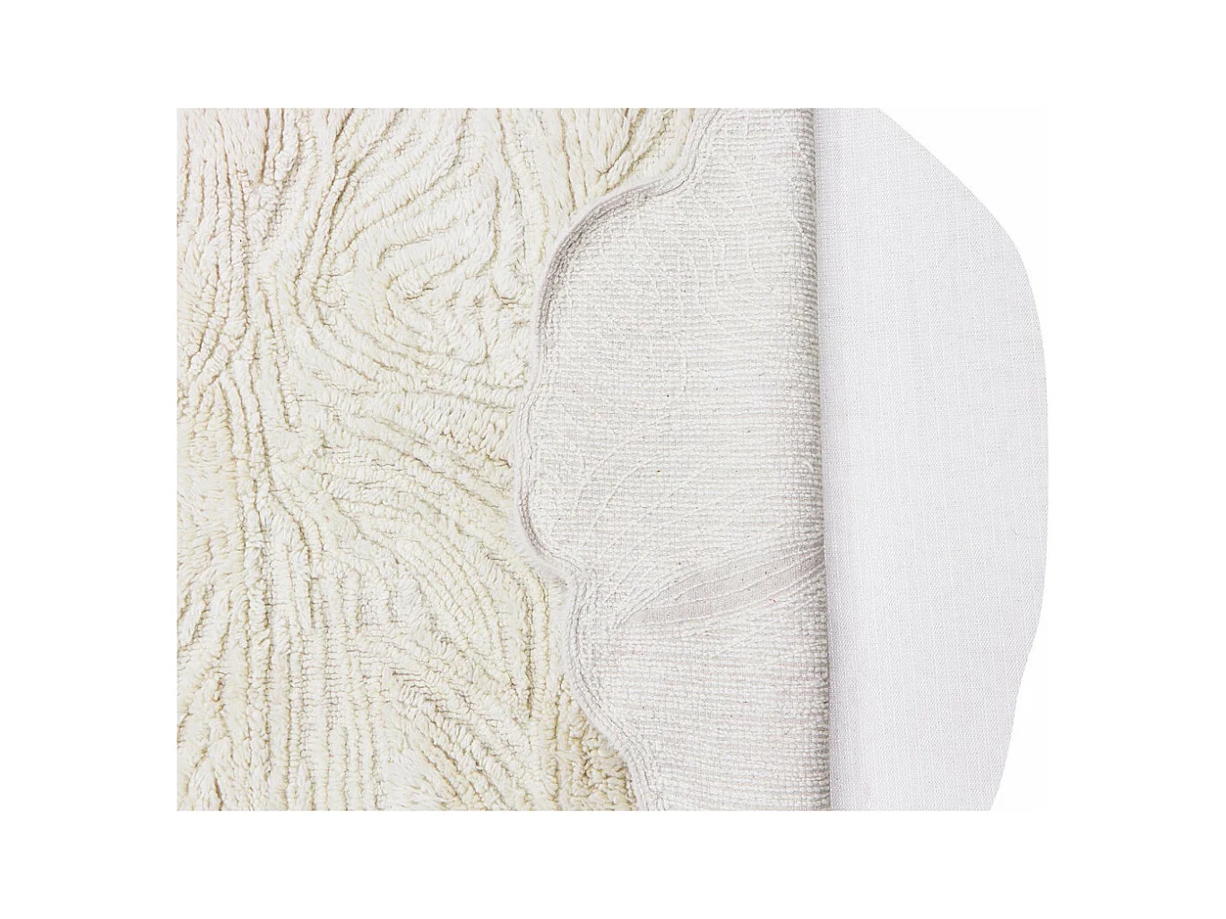 Tapis enfant en laine Pink Nose Sheep Rectangulaire Enfant Fait main Recommandé pour les e