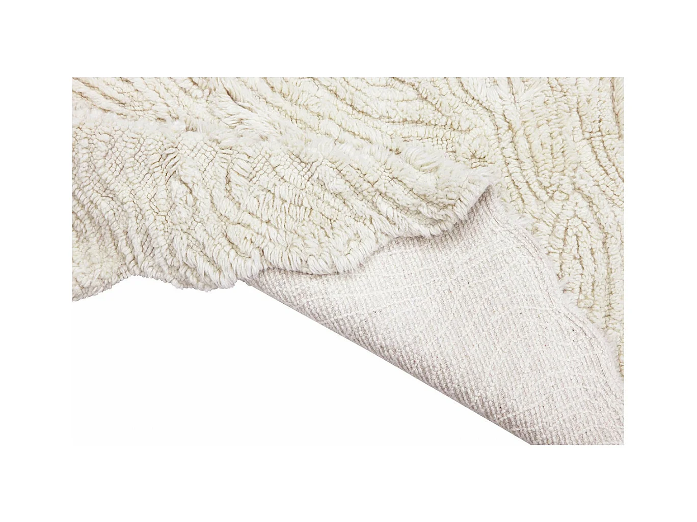 Tapis enfant en laine Pink Nose Sheep Rectangulaire Enfant Fait main Recommandé pour les e