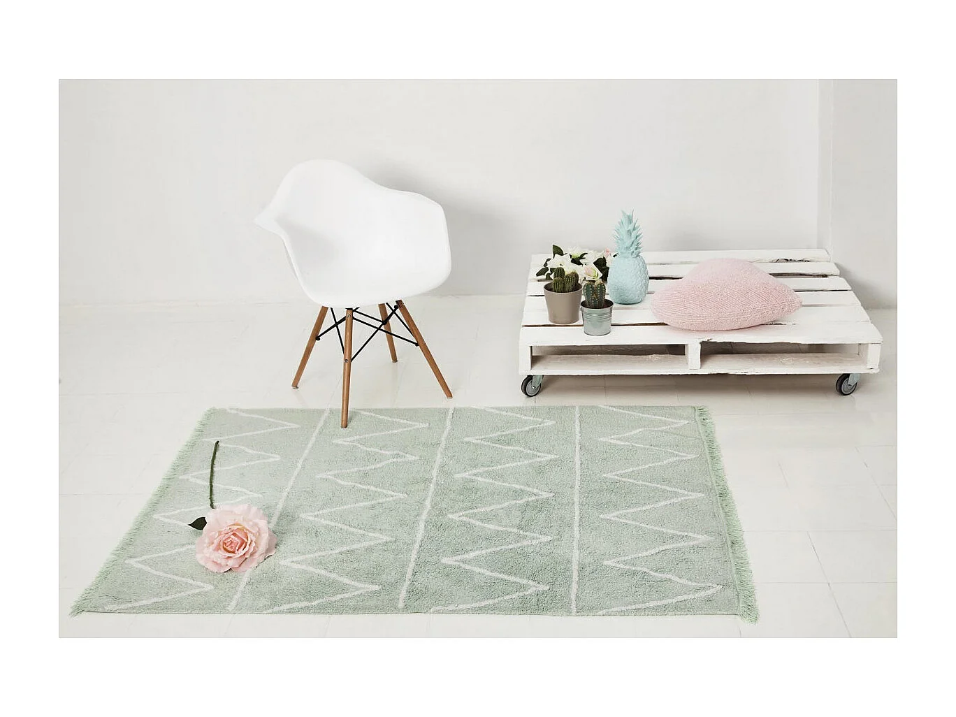 Tapis pour chambre d'enfant lavable en machine Hippy Lorena Canals Rectangulaire Enfant Fa