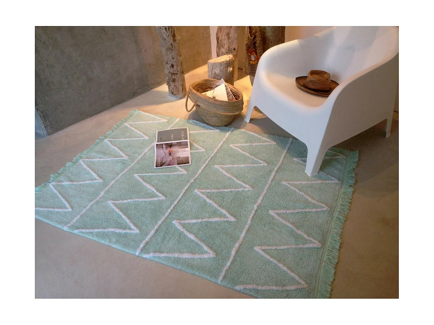 Tapis pour chambre d'enfant lavable en machine Hippy Lorena Canals Rectangulaire Enfant Fa