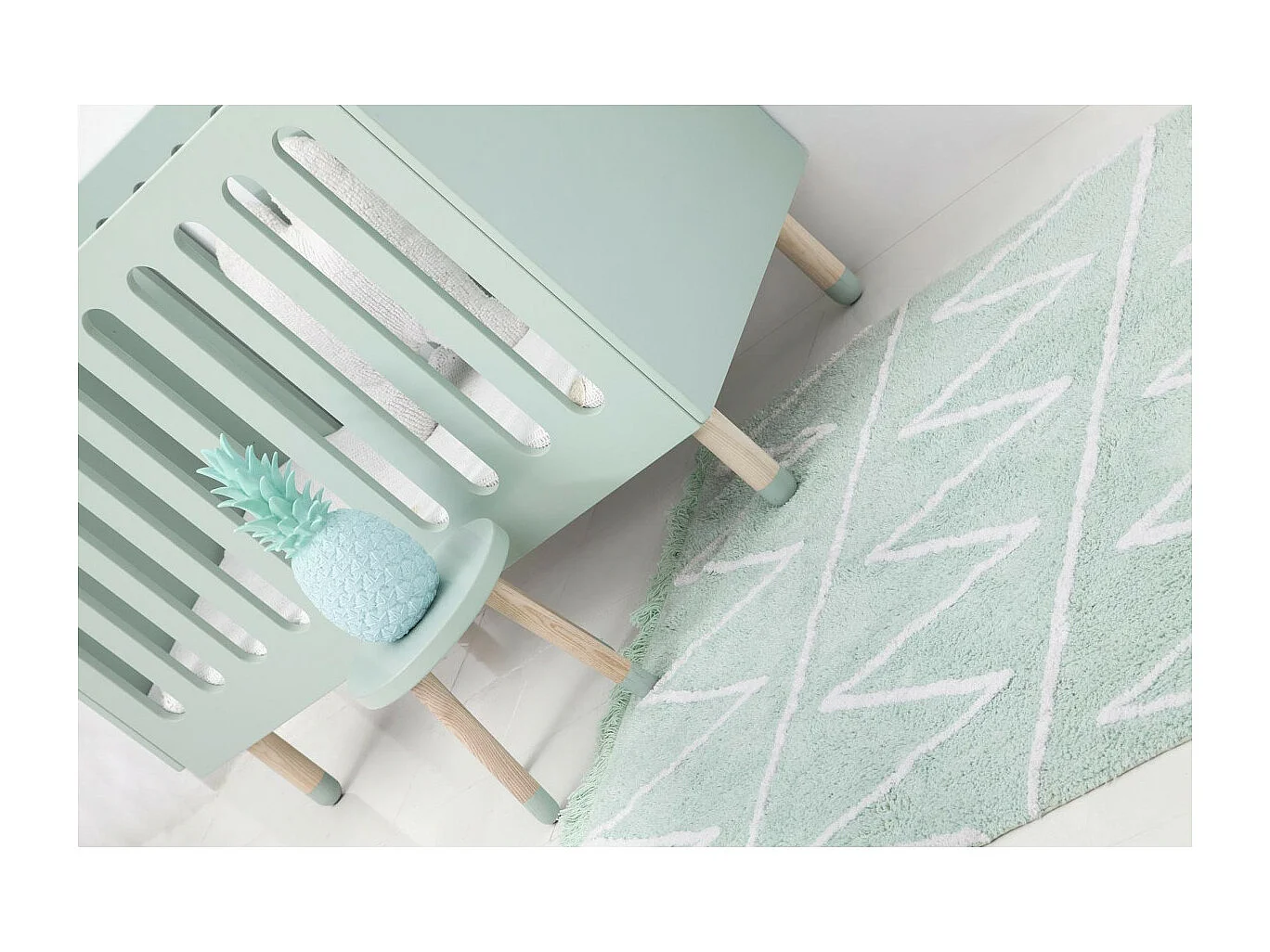 Tapis pour chambre d'enfant lavable en machine Hippy Lorena Canals Rectangulaire Enfant Fa