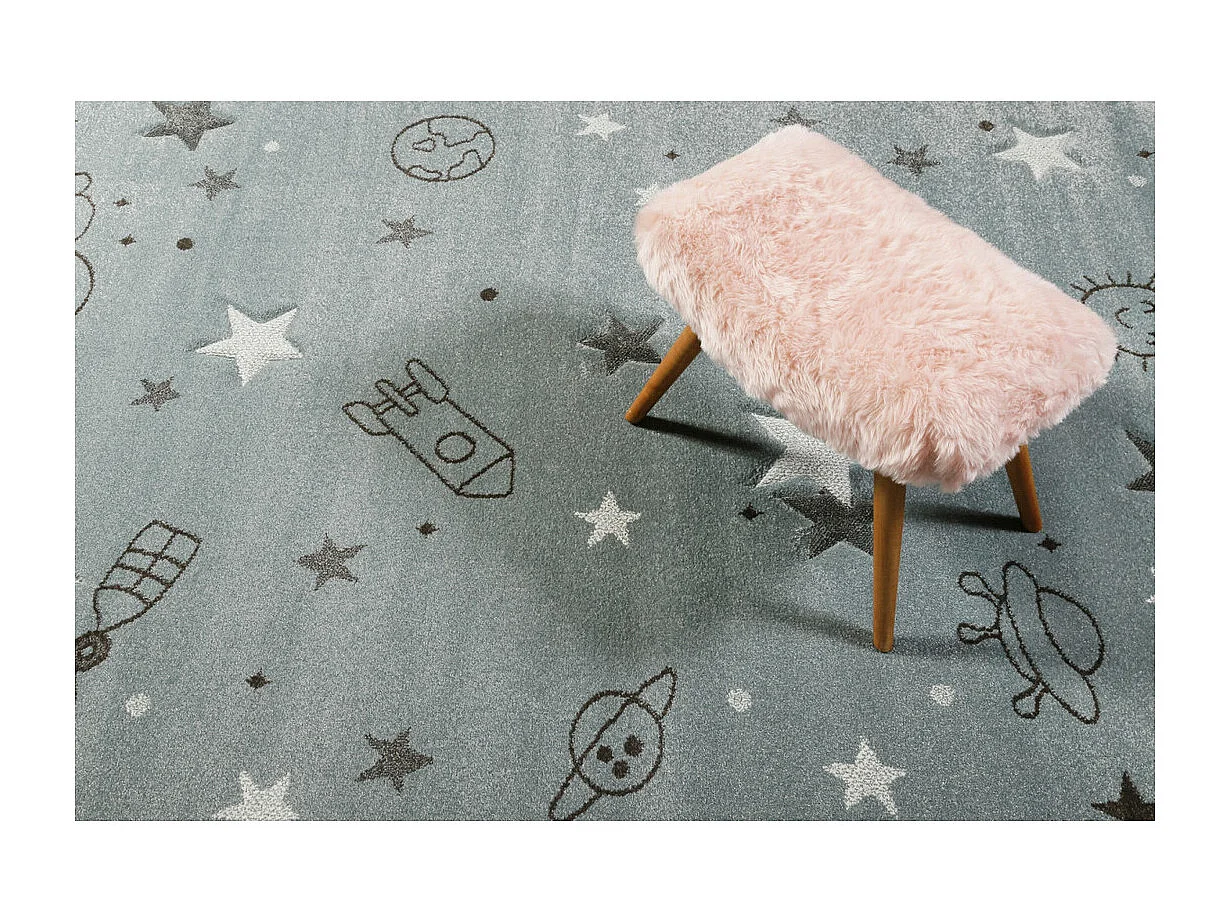 Tapis pour chambre enfant Yoda Esprit Home Rectangulaire Enfant Tissé