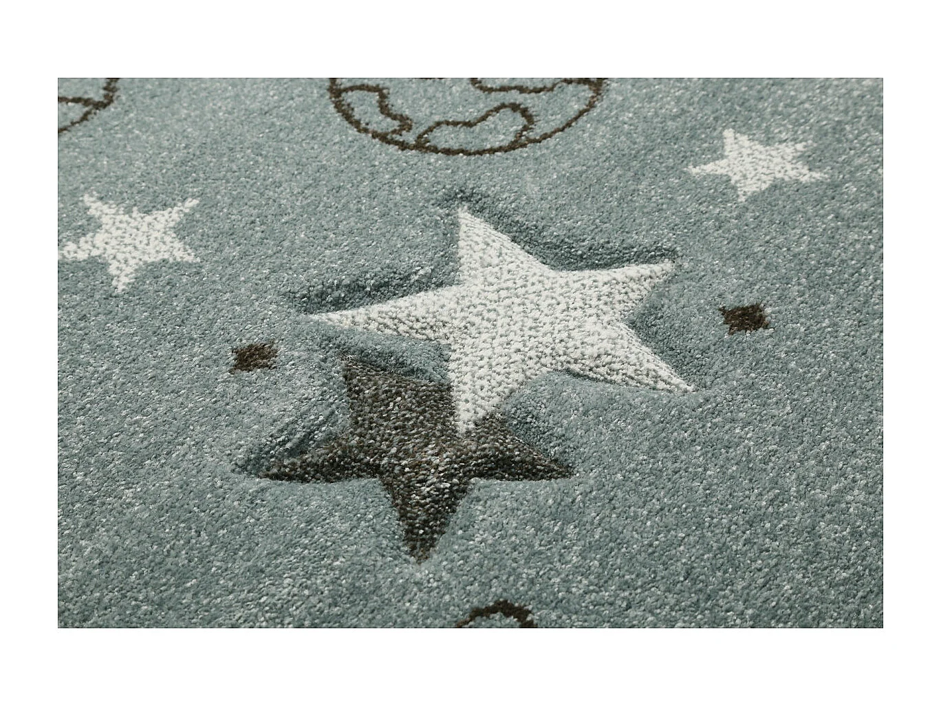 Tapis pour chambre enfant Yoda Esprit Home Rectangulaire Enfant Tissé