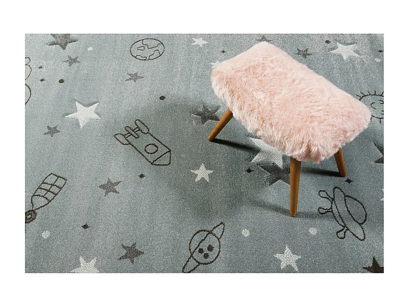 Tapis pour chambre enfant Yoda Esprit Home Rectangulaire Enfant Tissé