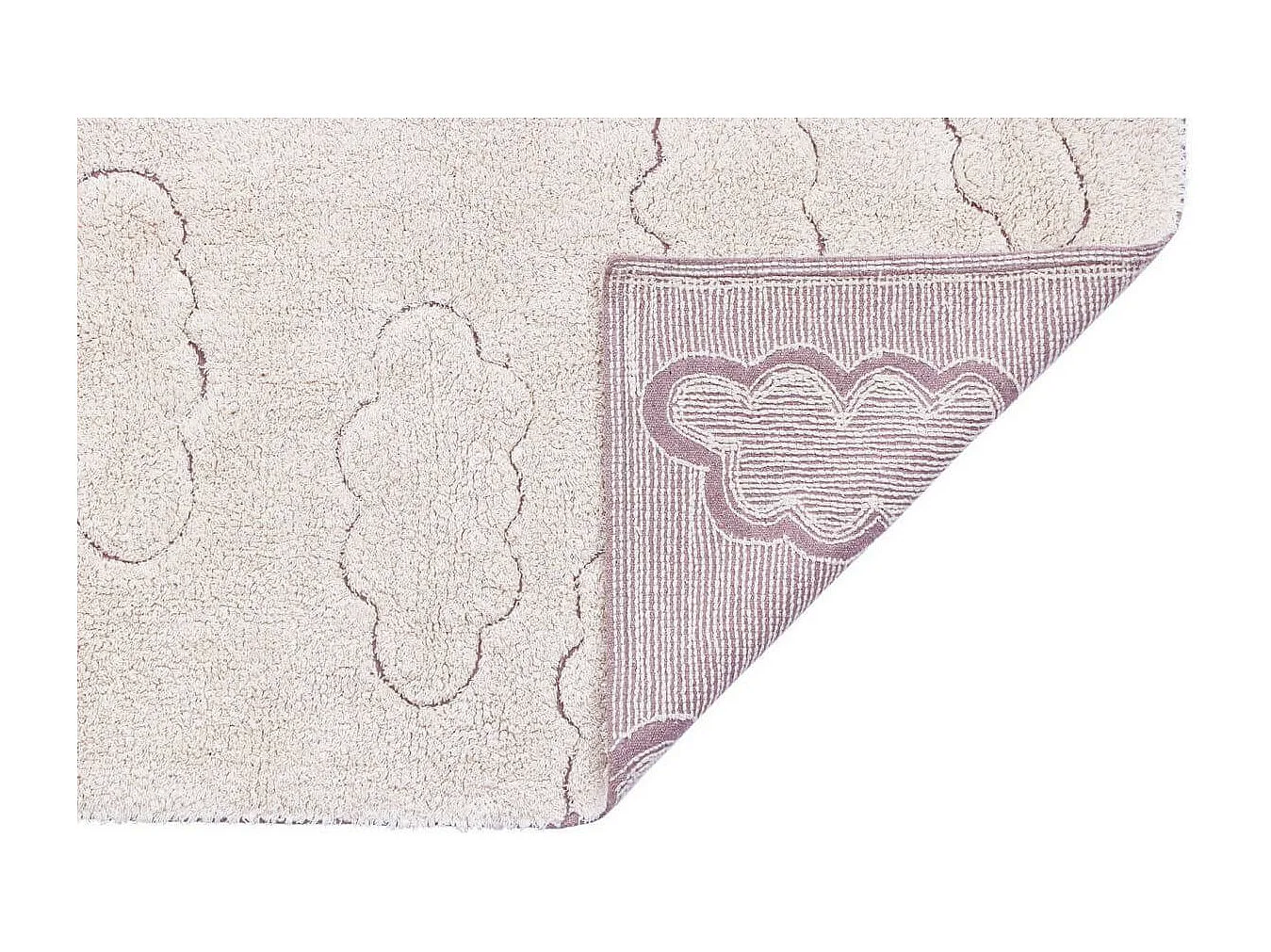 Tapis lavable en machine recyclé enfant Cloud Lorena Canals Rectangulaire Enfant Fait main