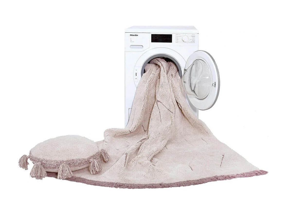 Tapis enfant recyclé lavable en machine ABC Lorena Canals Rectangulaire Enfant Fait main T