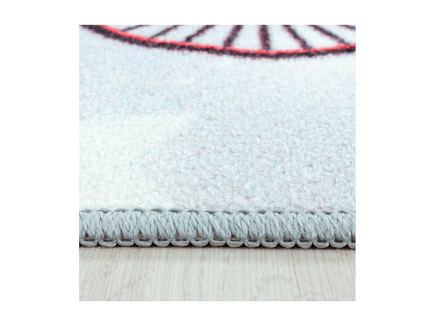 Tapis marelle pour fille et garçon Circus Rectangulaire Enfant Mécanique Antidérapant