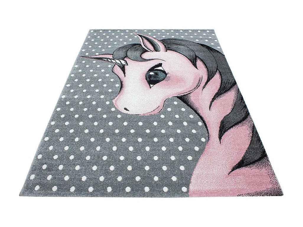 Tapis rectangle pour chambre de bébé licorne Willis Rectangulaire Enfant Mécanique