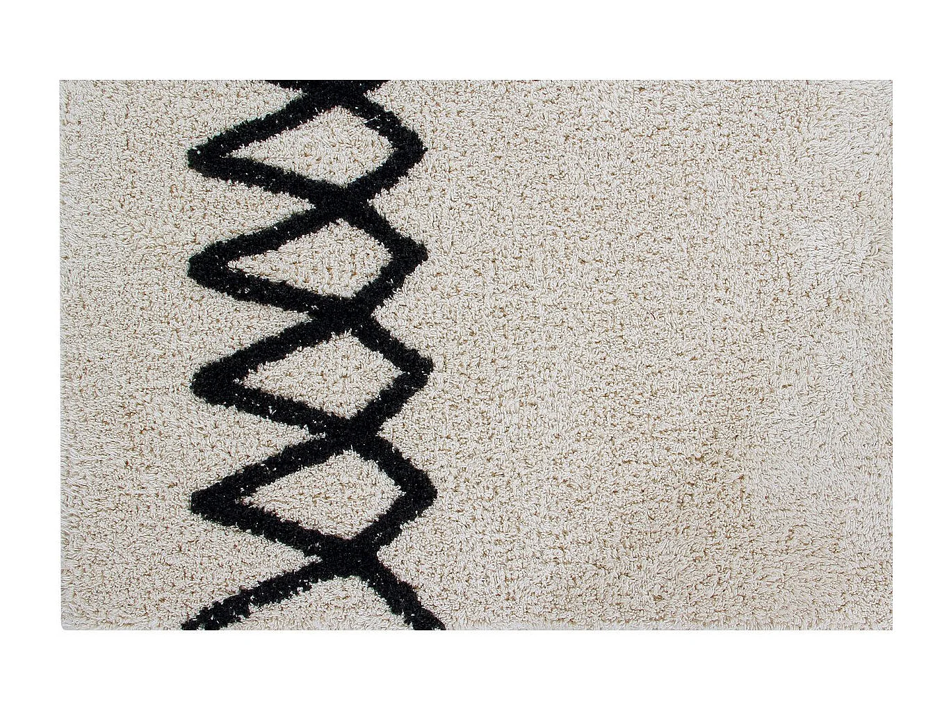 Tapis berbère en coton ethnique lavable en machine Atlas Lorena Canals Rectangulaire Enfan