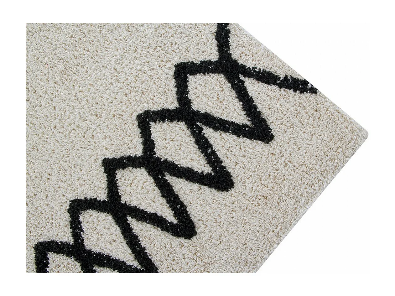 Tapis berbère en coton ethnique lavable en machine Atlas Lorena Canals Rectangulaire Enfan