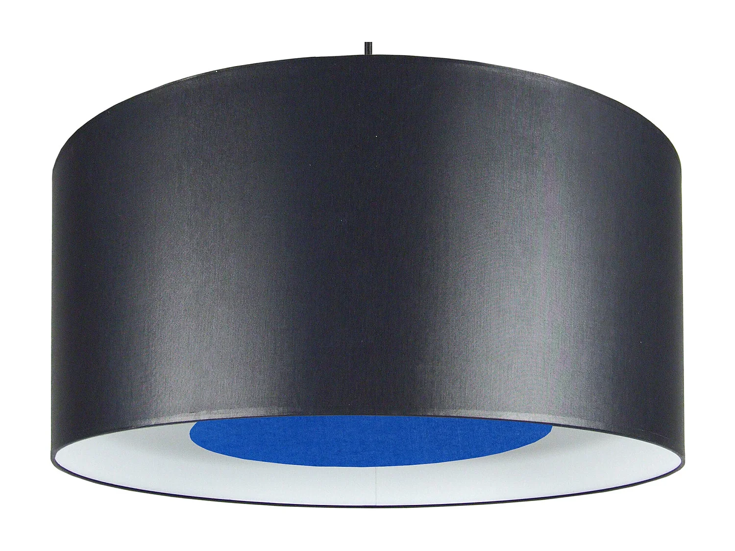 Suspensão TOSEL  ALFENA B tecido cilindro azul D35 x  H80  cm