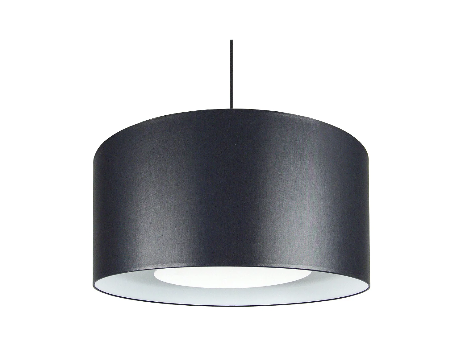 Suspension TOSEL ,tissu,Noir ,H80xD 35xP35 cm
