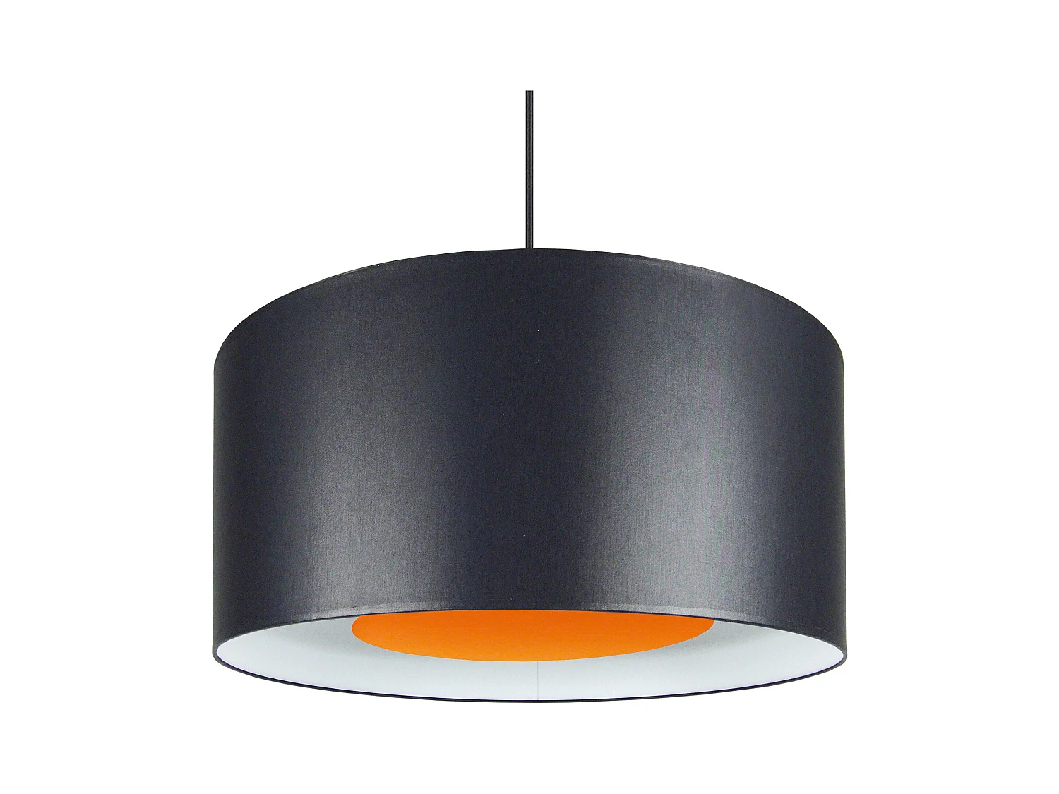 Suspension TOSEL ,tissu,Noir ,H80xD35xP35 cm