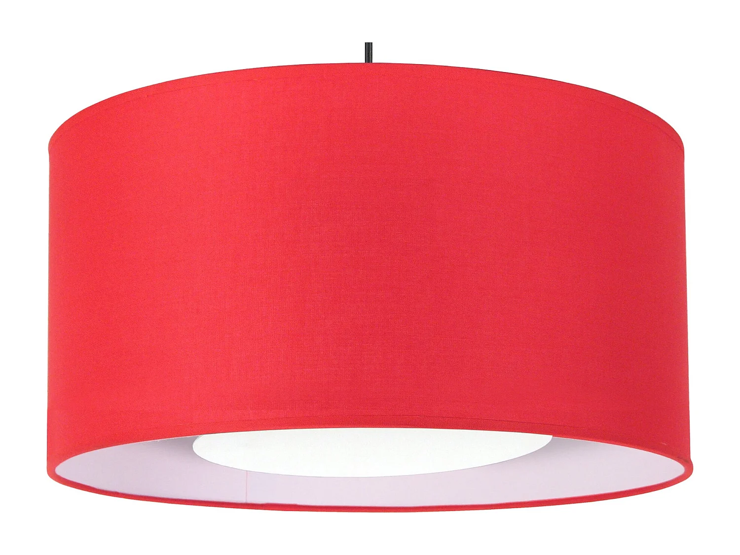 Suspension  TOSEL ,tissu,Rouge ,H80xD35xP35cm