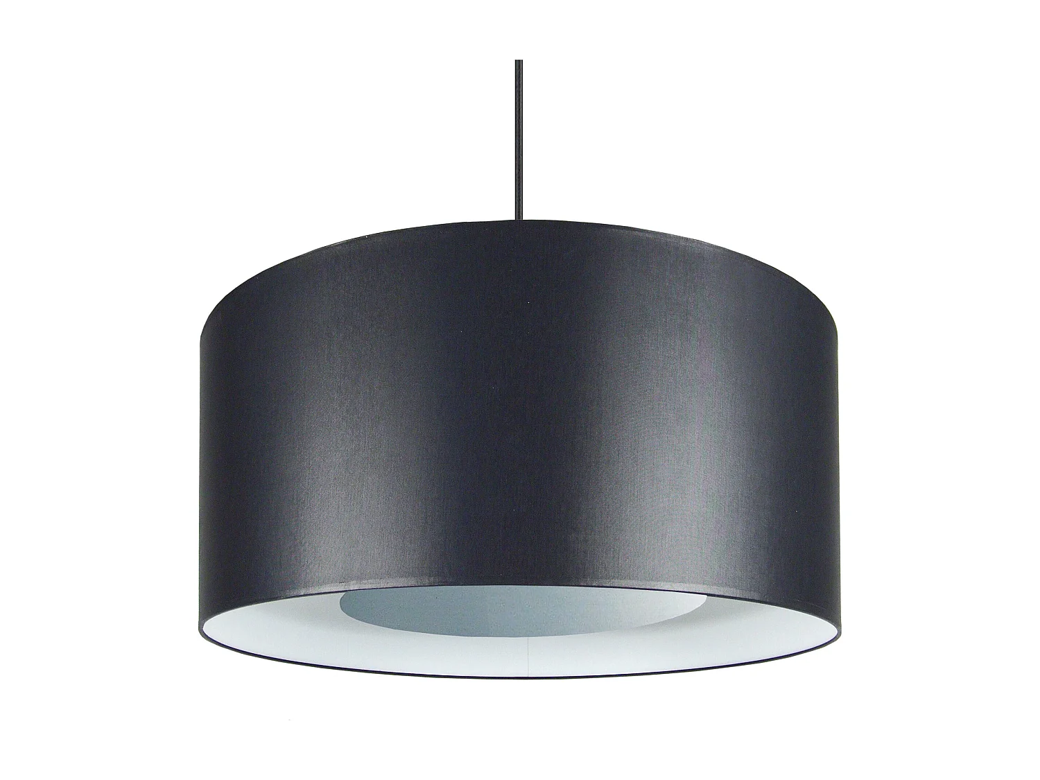 Suspension TOSEL ,tissu,Noir ,H80xD35xP35  cm