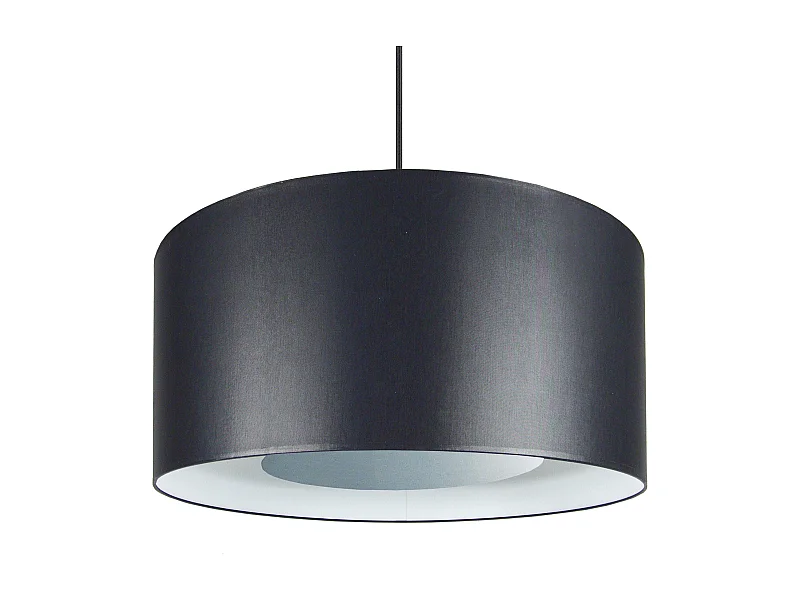 Suspensión  TOSEL ,tela ,Negro ,A80xD35xP35  cm