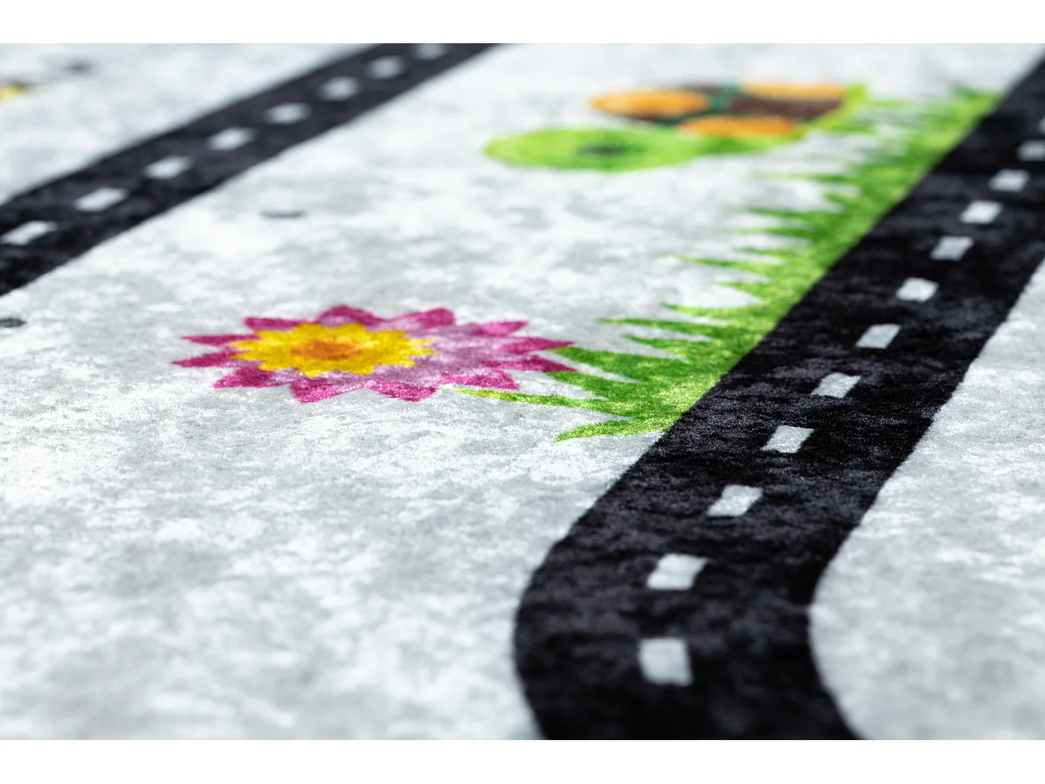 Tapis lavable JUNIOR 51490.802 animaux, rues pour les enfants antidér 160x220 cm