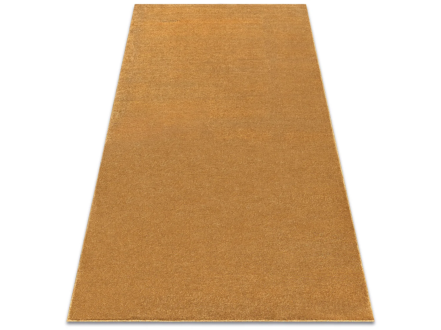 Tapijt SOFTY uniform, enkele kleur goud 280x370 cm