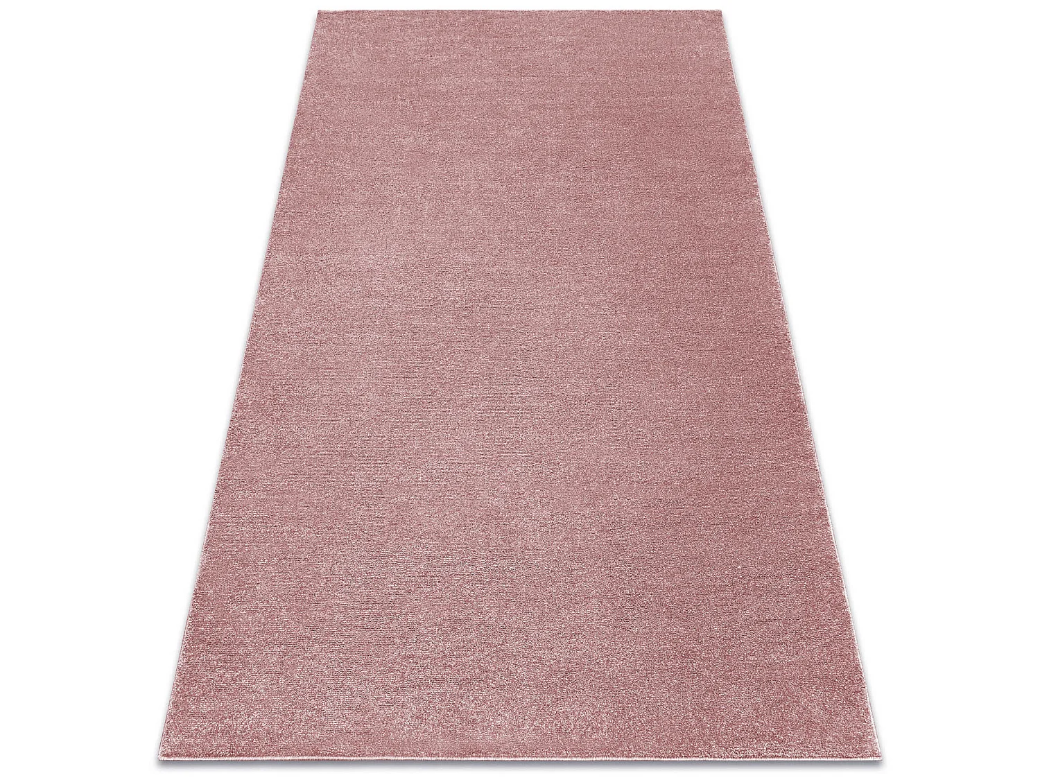 Tapis SOFTY plaine couleur unie rouge 280x370 cm