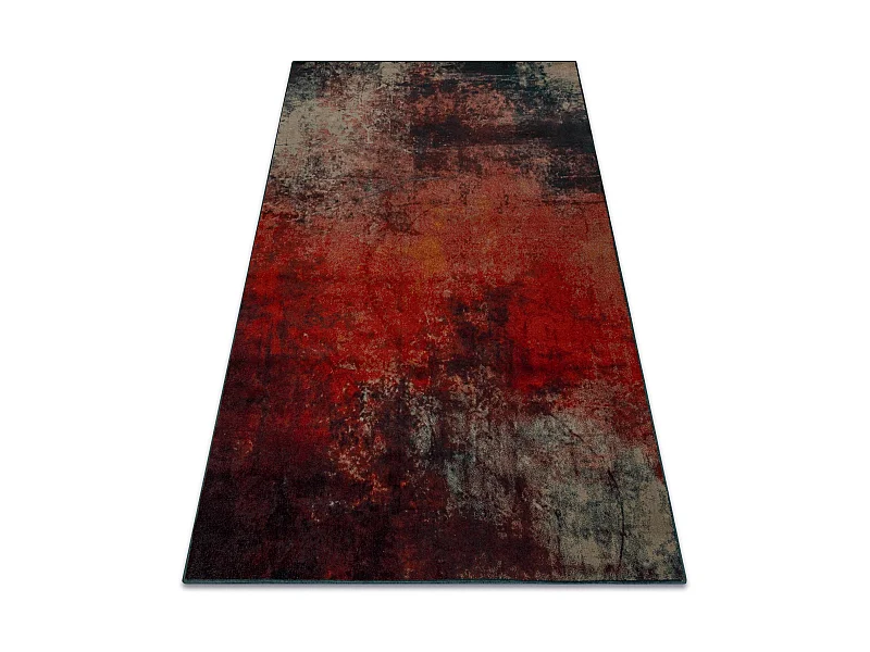 Wollteppich OMEGA TOGO Abstraktion rot 200x300 cm