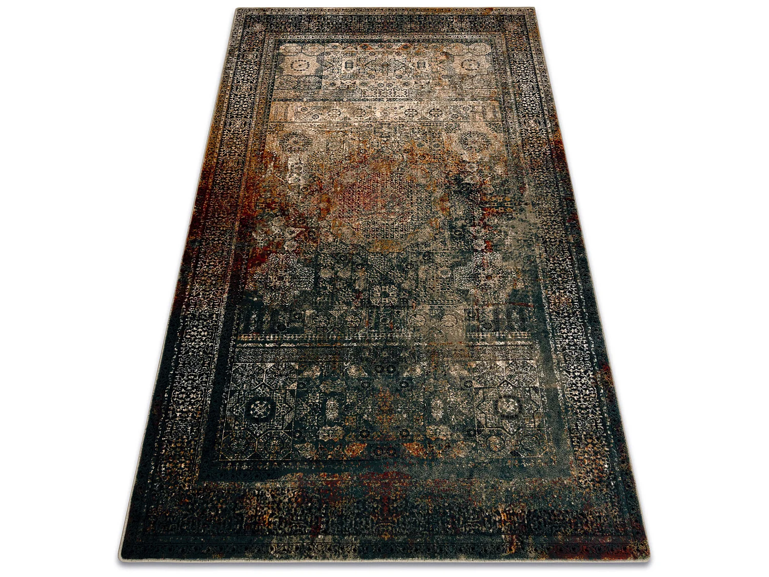 Tapijt OMEGA MAMLUK Rozet vintage smaragd 170x235 cm