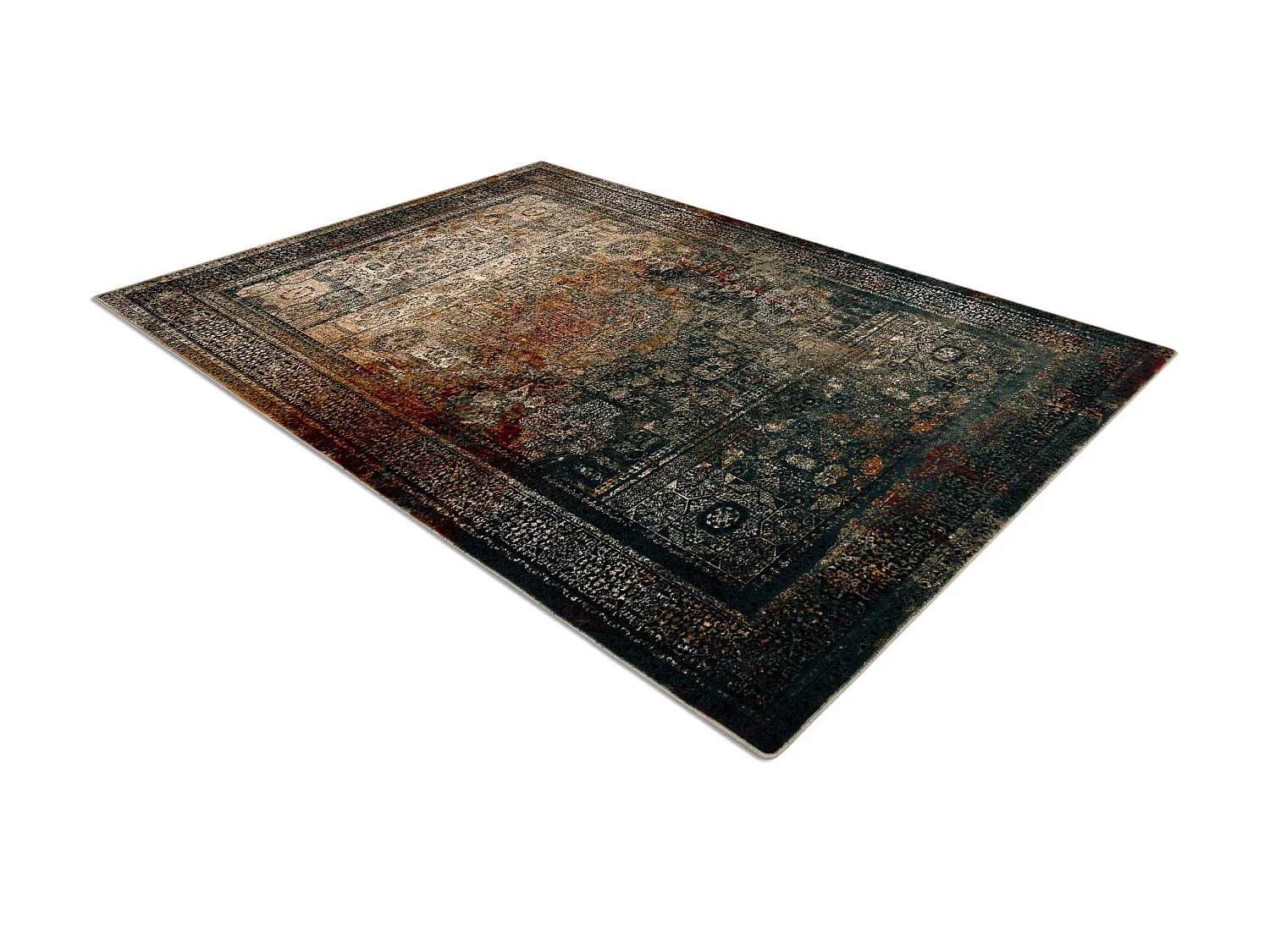 Tapijt OMEGA MAMLUK Rozet vintage smaragd 170x235 cm