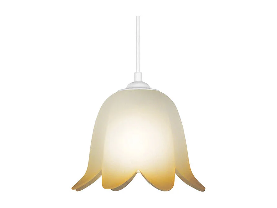 Suspensão TOSEL  VALENCIA metal cônico antracite D32 x  H75  cm