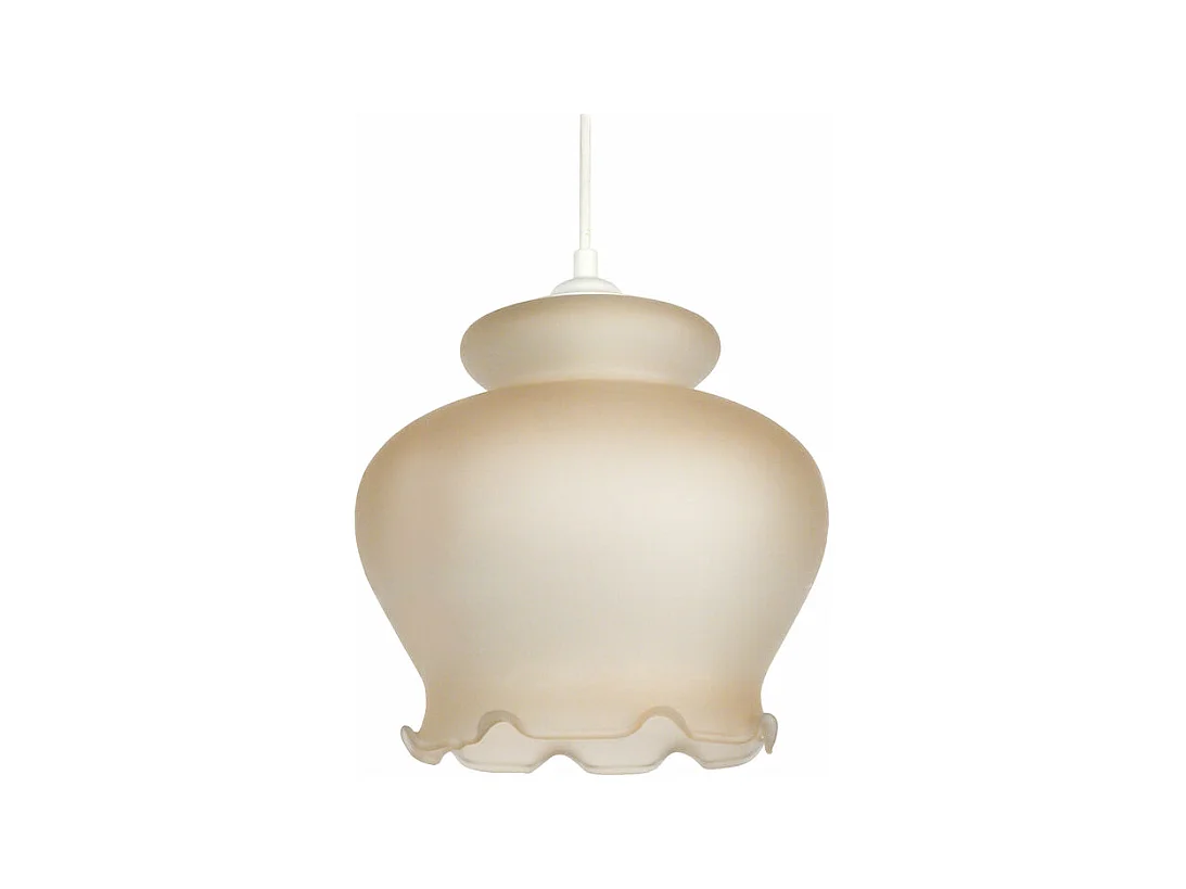 Suspensão TOSEL  LANDES metal cônico cinza D15 x  H78  cm