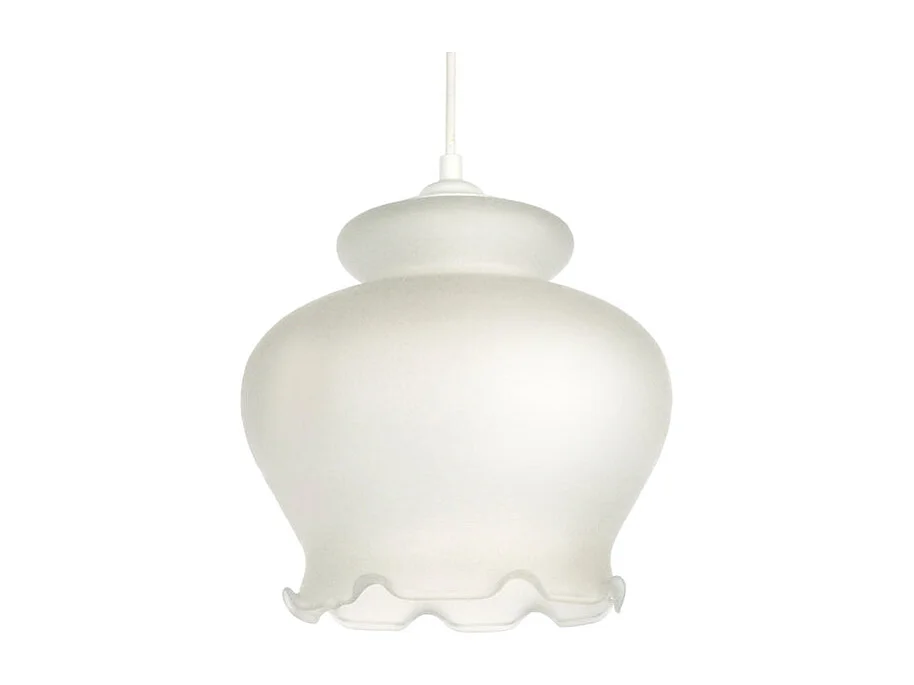 Suspensão TOSEL  LANDES metal cônico Verde D15 x  H78  cm