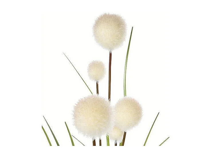 Fleur Artificielle "Roseau" 91cm Ivoire