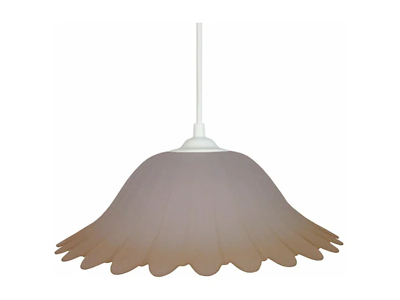Suspensão TOSEL  PETALI vidro cúpula claro D45 x  H74  cm